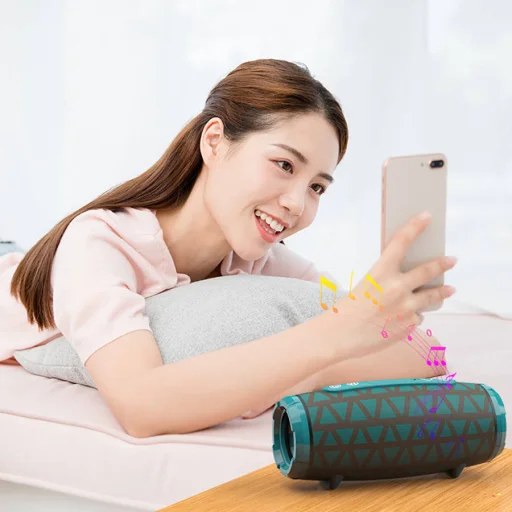 Bluetooth 5.0 KAKU Sports Bluetooth hangszóró (KSC-600) türkiz - zöld - 10