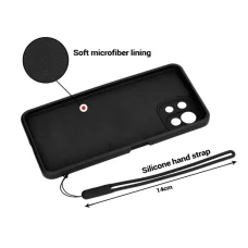 Samsung Galaxy A13 4G Vennus Silicone Ring tok lila