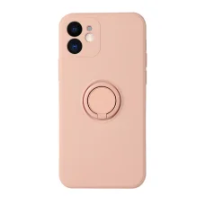 Xiaomi Redmi Note 11 5G Vennus szilikon tok hátlapi gyűrűvel világos rózsaszín