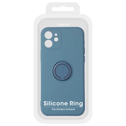 iPhone 11 Pro Vennus Silicone Ring tok kék - 4