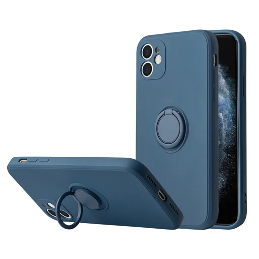 iPhone 11 Pro Vennus Silicone Ring tok kék - 3