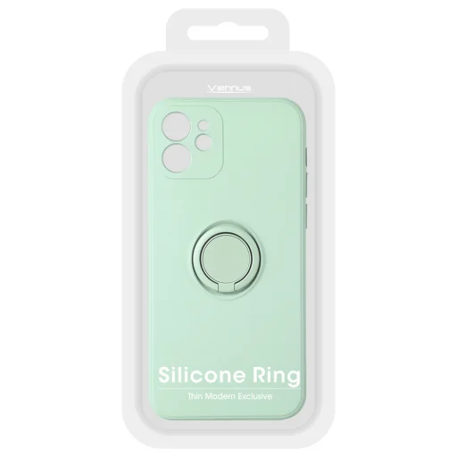 Samsung Galaxy S21 Plus Vennus Silicone Ring tok menta színű - 2