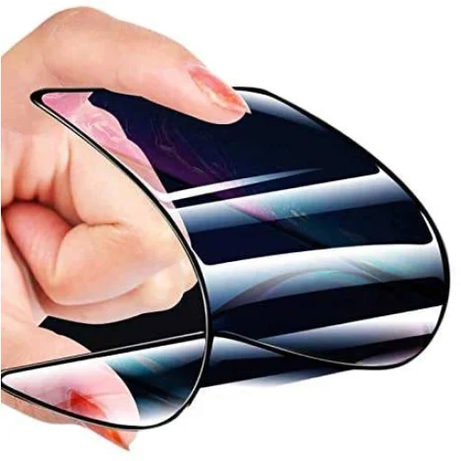 Realme C11 2021 9D Full Glue kijelzővédő üvegfólia kerámiával fekete - 3