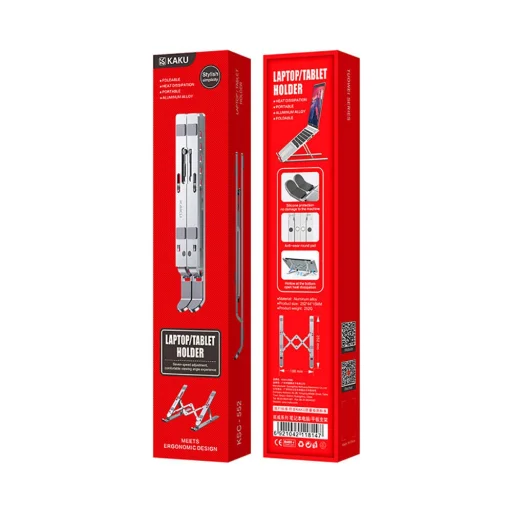 KAKU Laptop / Tablet állvány ezüst - 4