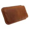 iPhone 13/13 Pro / 12/12 Pro Nexeri Leather Pocket bőr tok XL barna thumbnail