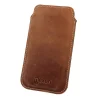iPhone 13/13 Pro / 12/12 Pro Nexeri Leather Pocket bőr tok XL barna thumbnail