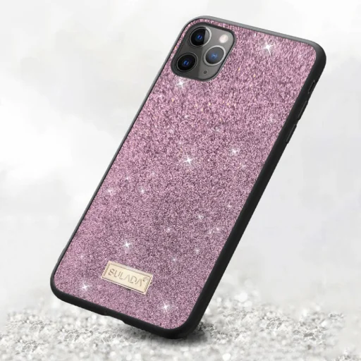 iPhone 13 Mini Sulada Dazzling Glitter tok pink - 2