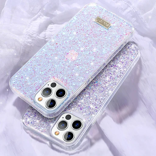 iPhone 11 Pro Sulada Luminous Glitter tok pink - 4