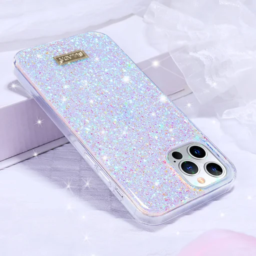 iPhone 11 Pro Sulada Luminous Glitter tok pink - 8