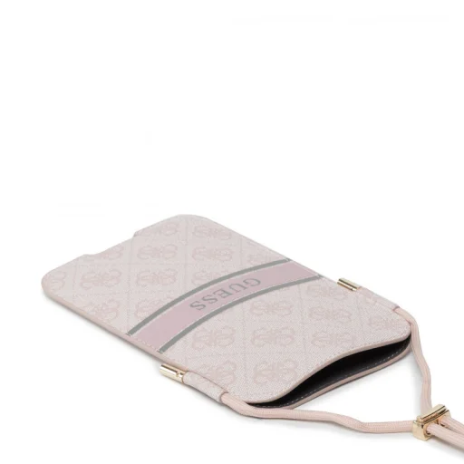 Guess PU 4G Stripe telefontartó L rózsaszín (GUPHL4GDPI) - 3