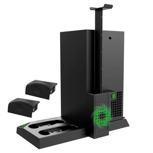 iPega XBX013 Multifunkciós Xbox töltő állomás fekete - 3