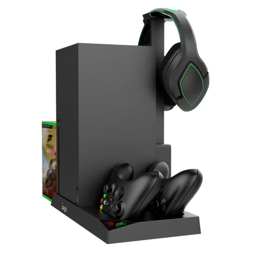 iPega XBX013 Multifunkciós Xbox töltő állomás fekete - 5