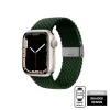 Apple Watch 38/40/41 mm Crong Wave Band Fonott szíj zöld thumbnail