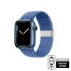 Apple Watch 38/40/41 mm Crong Wave Band Fonott szíj kék thumbnail