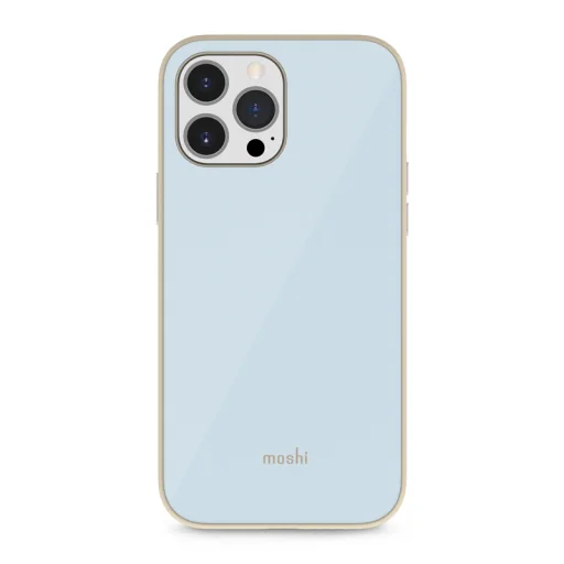 iPhone 13 Pro Max Moshi iGlaze prémium hibrid tok adriai kék - 1
