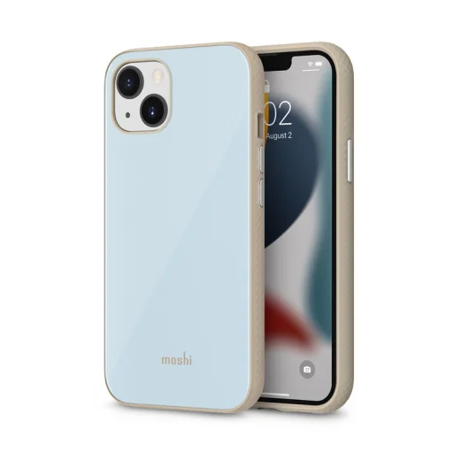 iPhone 13 Moshi iGlaze prémium hibrid tok adriai kék - 3