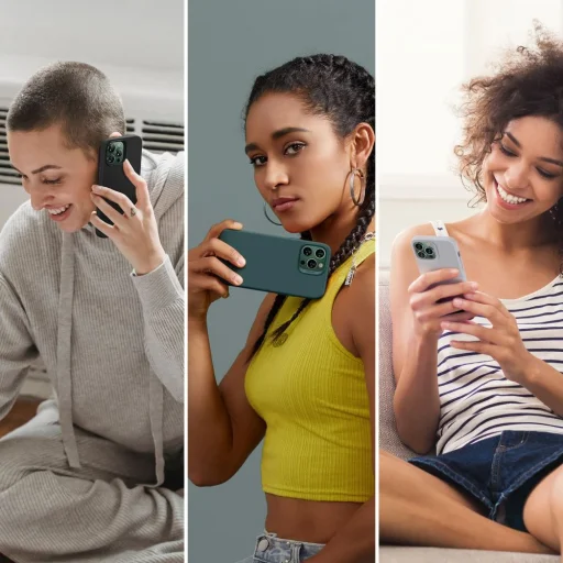  iPhone 13 Pro Max Fekete ESR Cloud Soft tok - 3