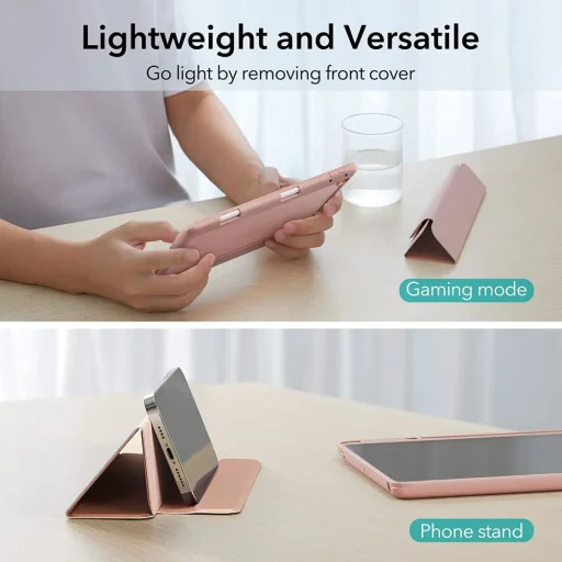 iPad 10.2 2019 / 2020 / 2021 ESR Rebound Hybrid tok Frosted Pink - 7