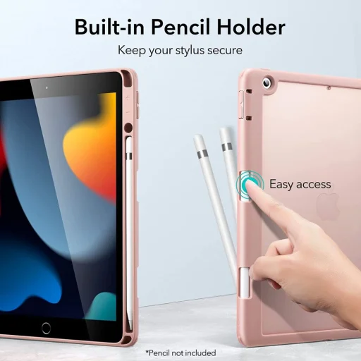 iPad 10.2 2019 / 2020 / 2021 ESR Rebound Hybrid tok Frosted Pink - 3