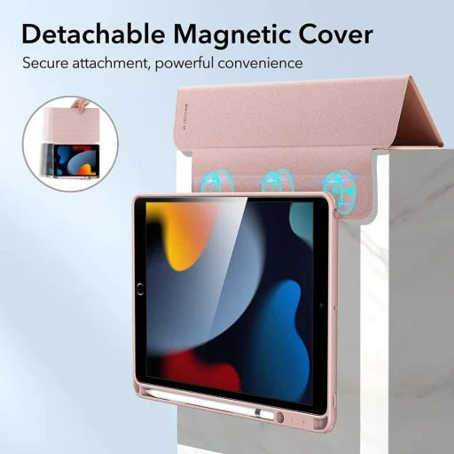 iPad 10.2 2019 / 2020 / 2021 ESR Rebound Hybrid tok Frosted Pink - 5