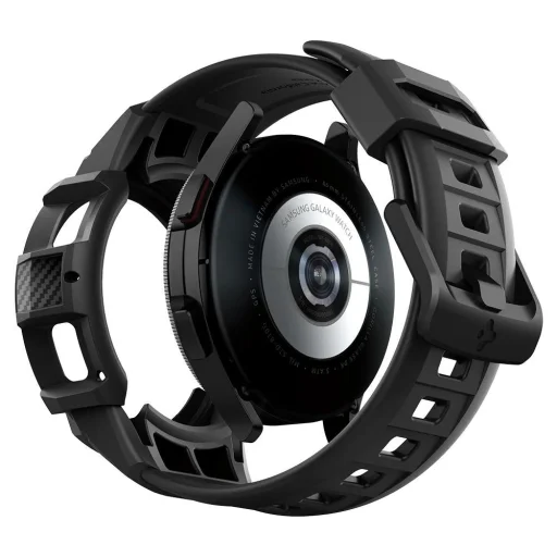 Samsung Galaxy Watch 4 Classic 46 mm Spigen Rugged Armor Pro szíj és tok matt fekete - 6