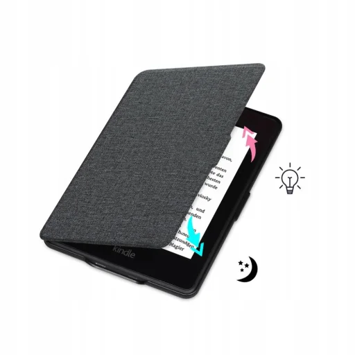 Kindle Paperwhite IV / 4 2018 / 2019 / 2020 Tech-protect Smartcase Dark Grey - 2