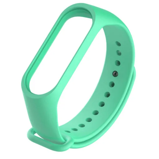 Xiaomi Mi Smart Band 3 / 4 Szilikon óraszíj menta - 3