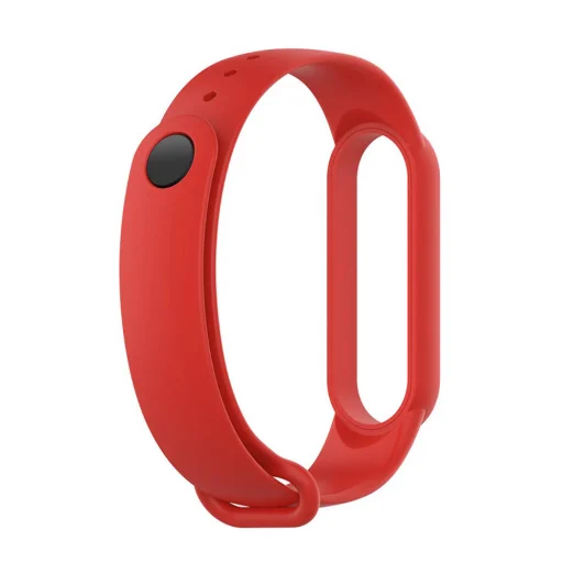Xiaomi Mi Smart Band 5 / 6 Szilikon óraszíj piros - 3