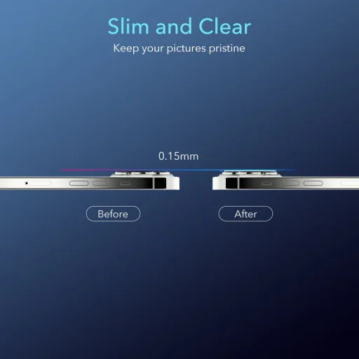 iPhone 13 Pro / 13 Pro Max ESR kameralencsevédő üveg - 2