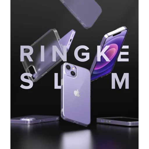 iPhone 13 Mini Ringke Slim Ultravékony PC tok átlátszó - 7