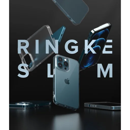 iPhone 13 Pro Ringke Slim Ultravékony PC tok átlátszó - 9