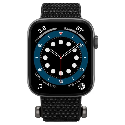 Apple Watch 4/5/6/7/8/SE/Ultra (42/44/45/49mm) Spigen Durapro Flex remienok čierny - 7