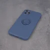 iPhone 13 Mini Szilikon tok hátlapi gyűrűvel sötétkék thumbnail