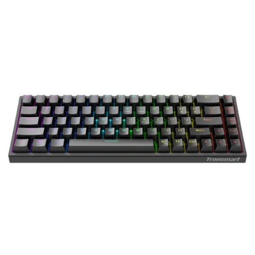 Tronsmart Elite RGB gamer vezeték nélküli mechanikai billentyűzet LED háttérvilágítással fekete EN - 5