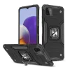 Samsung Galaxy A22 4G Wozinsky Ring Armor Case Kickstand telefontok fekete thumbnail