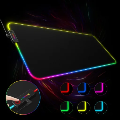 Tronsmart Spire Soft gamer RGB egérpad (80 x 30 x 0,4 cm) fekete - 4