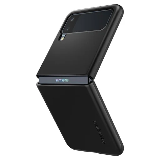 Samsung Galaxy Z Flip 3 Spigen Thin Fit tok fekete - 1