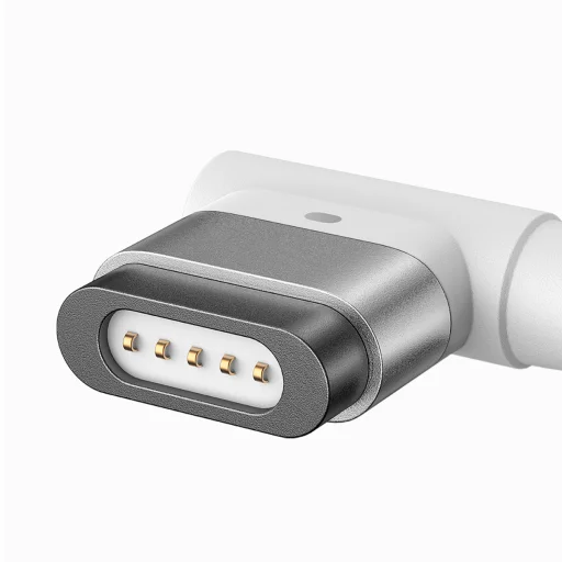 Baseus Zinc Magnetic USB Type-C - Apple Laptop L-alakú mágneses fej töltő kábel 60W 2m (CATXC-W02) fehér - 8