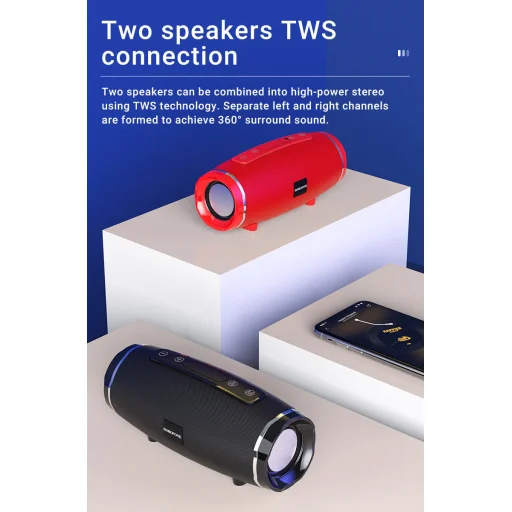 Borofone BR3 Bluetooth Vezeték nélküli hangszóró kék - 8