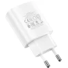 Borofone BN1 Hálózati töltő adapter USB 2.1A + Lightning kábel fehér thumbnail