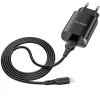 Borofone BN1 Hálózati töltő adapter USB 2.1A + Lightning kábel fekete thumbnail