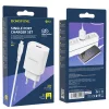 Borofone BN1 Hálózati töltő adapter USB 2.1A + Micro USB kábel fehér thumbnail