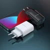 Borofone BN1 Hálózati töltő adapter USB 2.1A + USB Type-C kábel fehér thumbnail