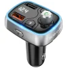 Borofone Fm Transmitter BC32 Bluetooth 2x USB + Micro SD - QC 3.0 18W 2,4A fekete - 9