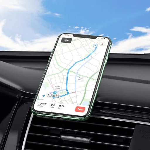 Borofone BH29 Graceful Mágneses autós telefontartó fekete - 13