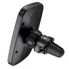 Borofone BH35 Mágneses autós telefontartó és Vezeték nélküli Qi töltő műszerfalra / szellőzőre fekete - 10
