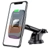 Borofone BH35 Mágneses autós telefontartó és Vezeték nélküli Qi töltő műszerfalra / szellőzőre fekete - 2