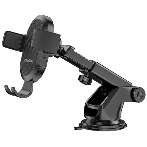 Borofone BH39 Univerzális autós telefontartó műszerfalra vagy szélvédőre fekete - 6