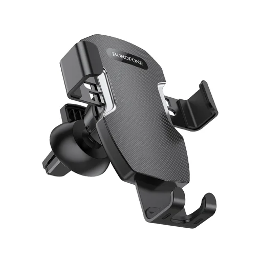 Borofone BH55 Fenix Gravity autós telefontartó szellőzőre fekete / Ezüst - 7