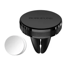 Borofone BH8 Mágneses autós telefontartó szellőzőre fekete